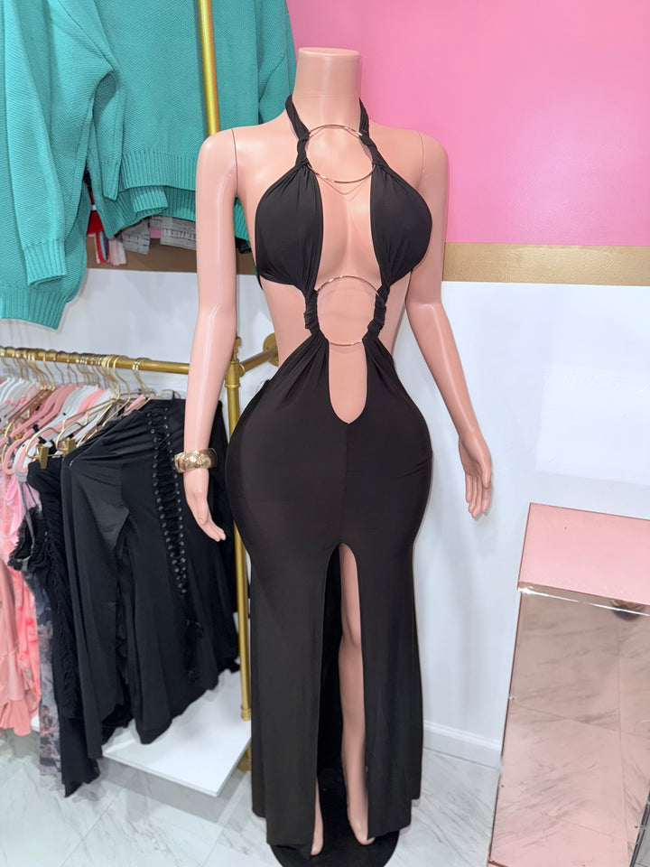 Double Ring Maxi Dress