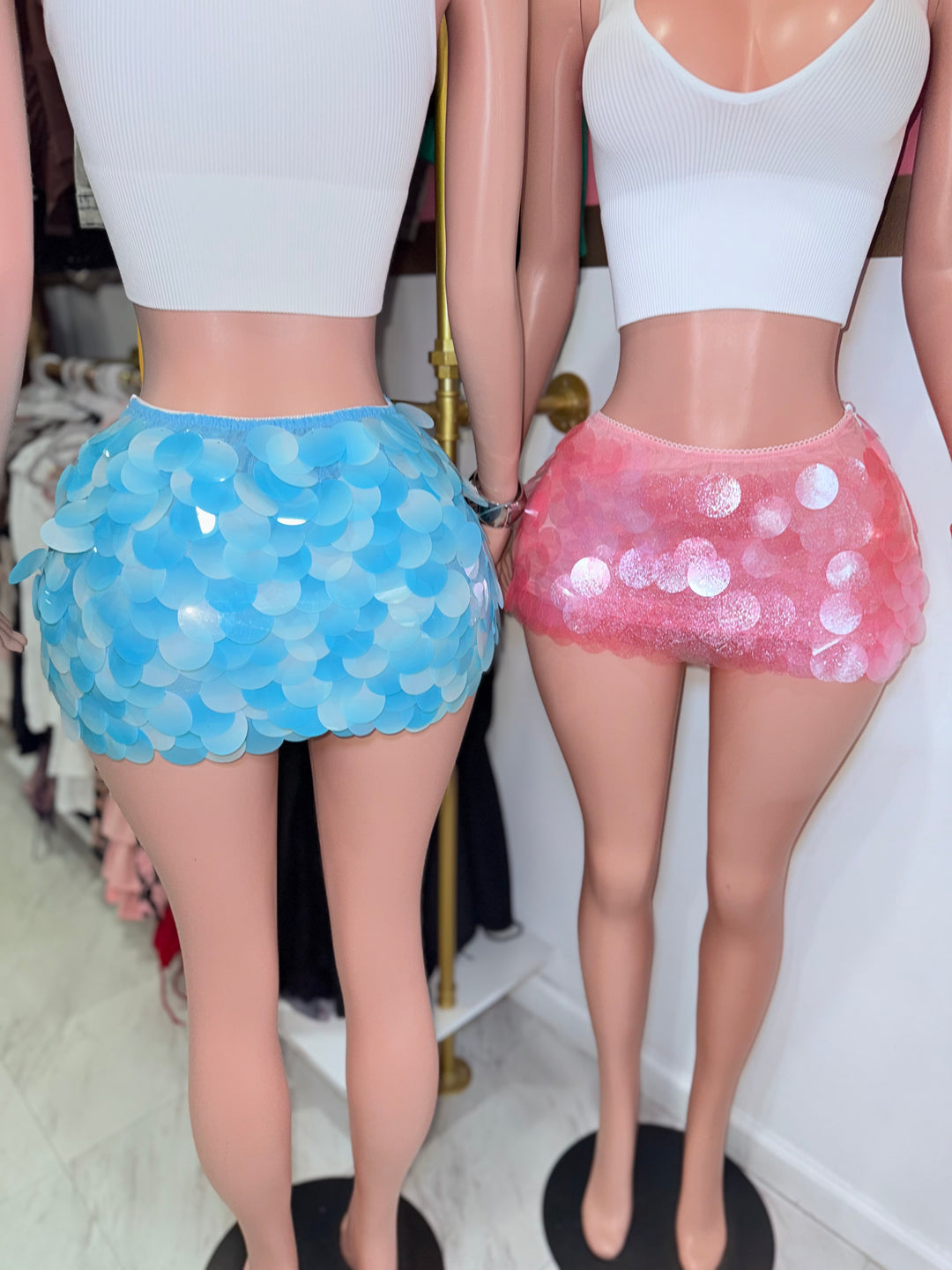 Sequins Mini Skirt