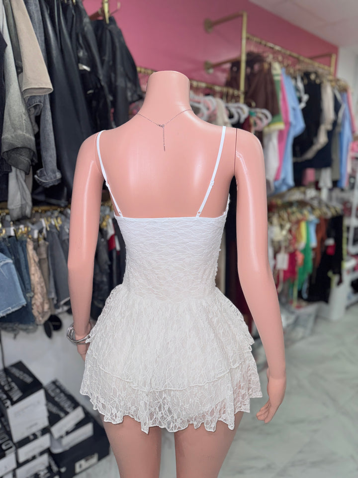 Isis Floral Lace Romper