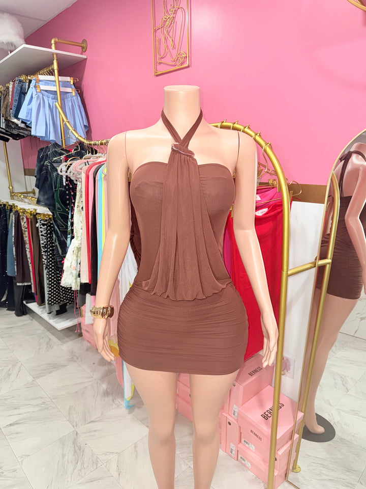 Selina Halter Mini Dress