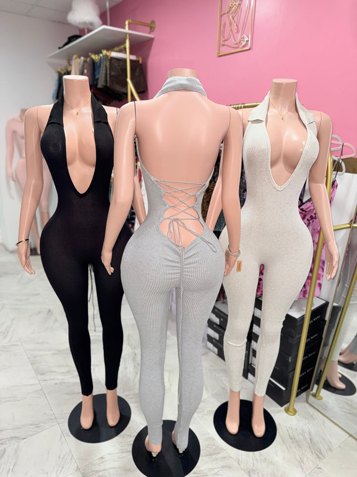 Jaya Ribbed Jumpsuit