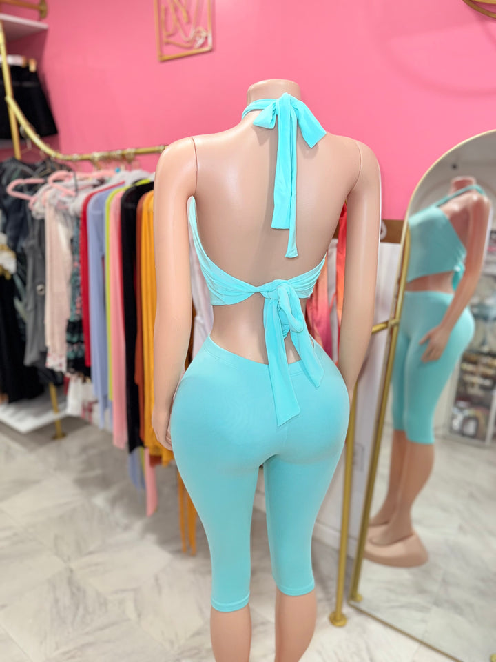 Ariel Halter Capri Set