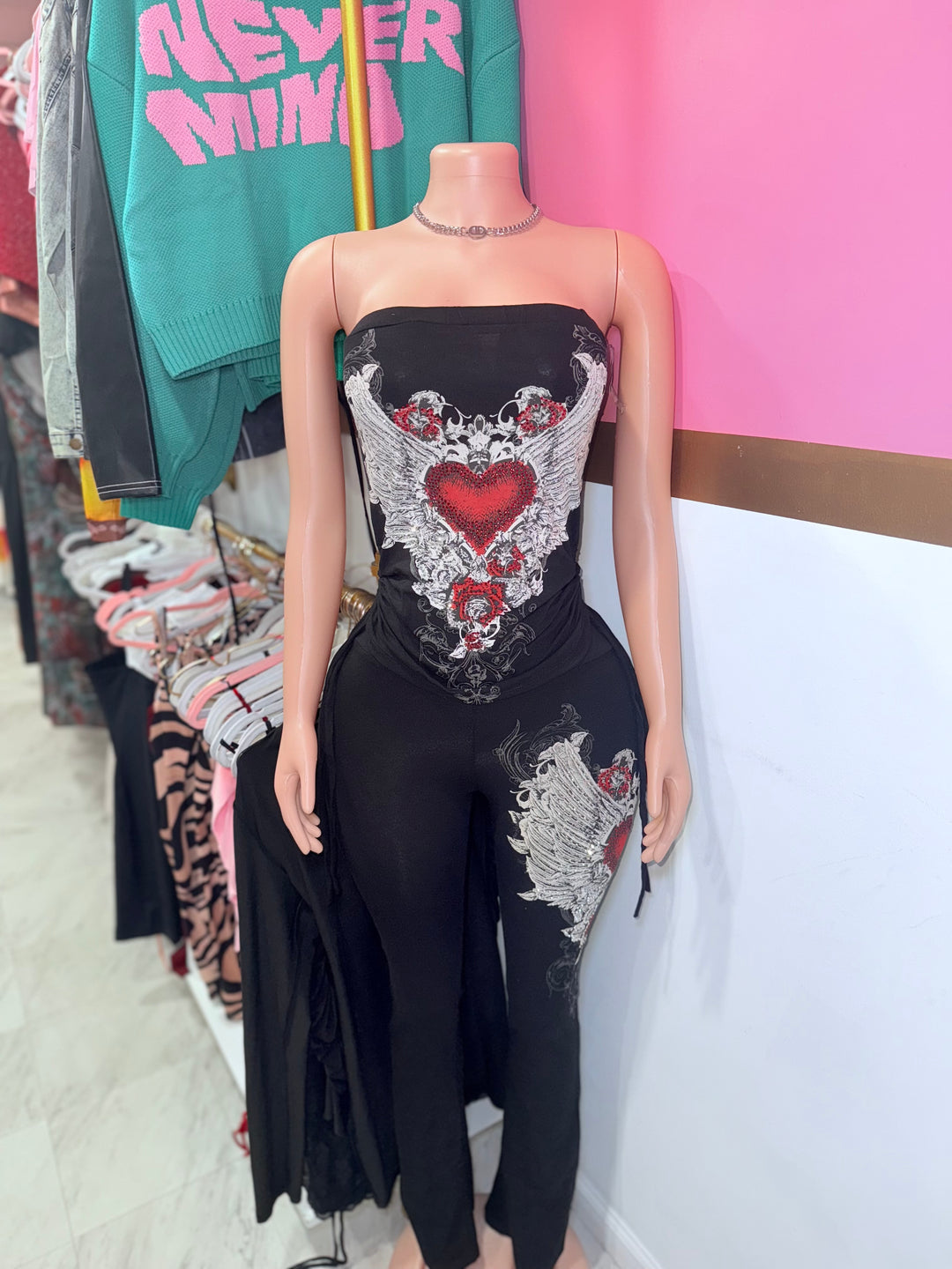 Legendary Rhinestone Legging Set