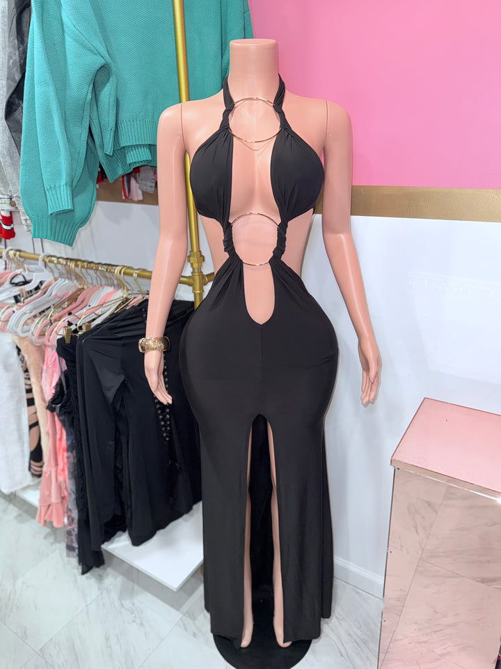 Double Ring Maxi Dress