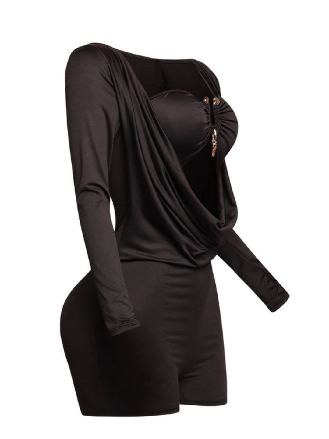 Fanci Cowl Neck Romper