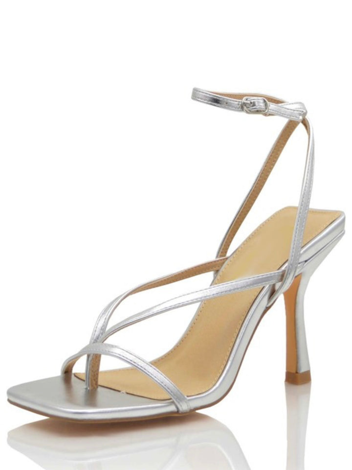 Open Square Toe Heel