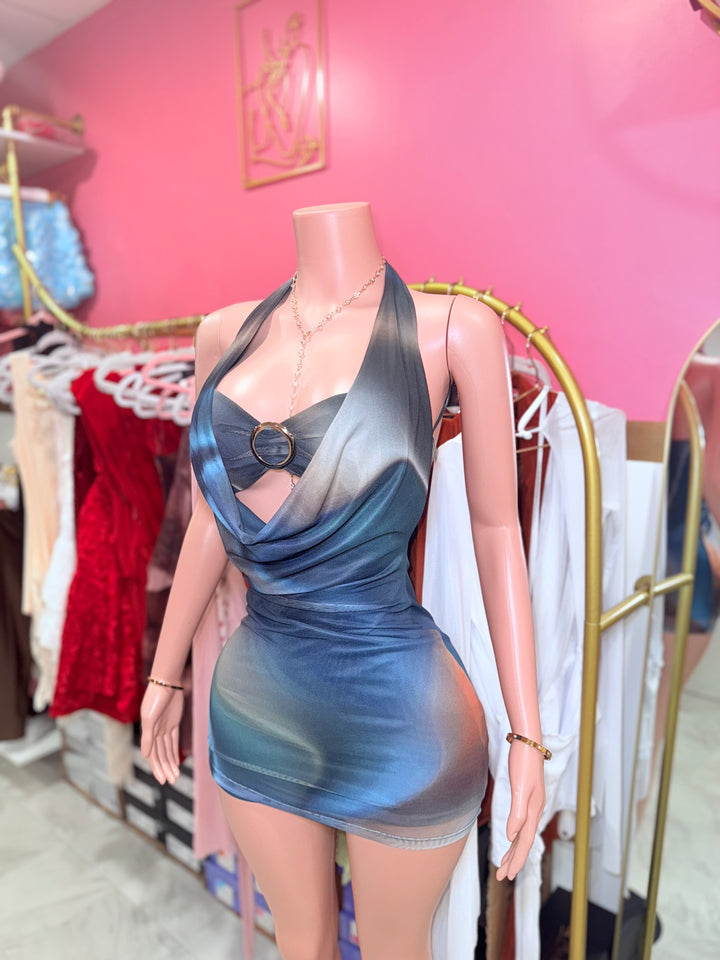 Dreamy Cowl Mini Dress