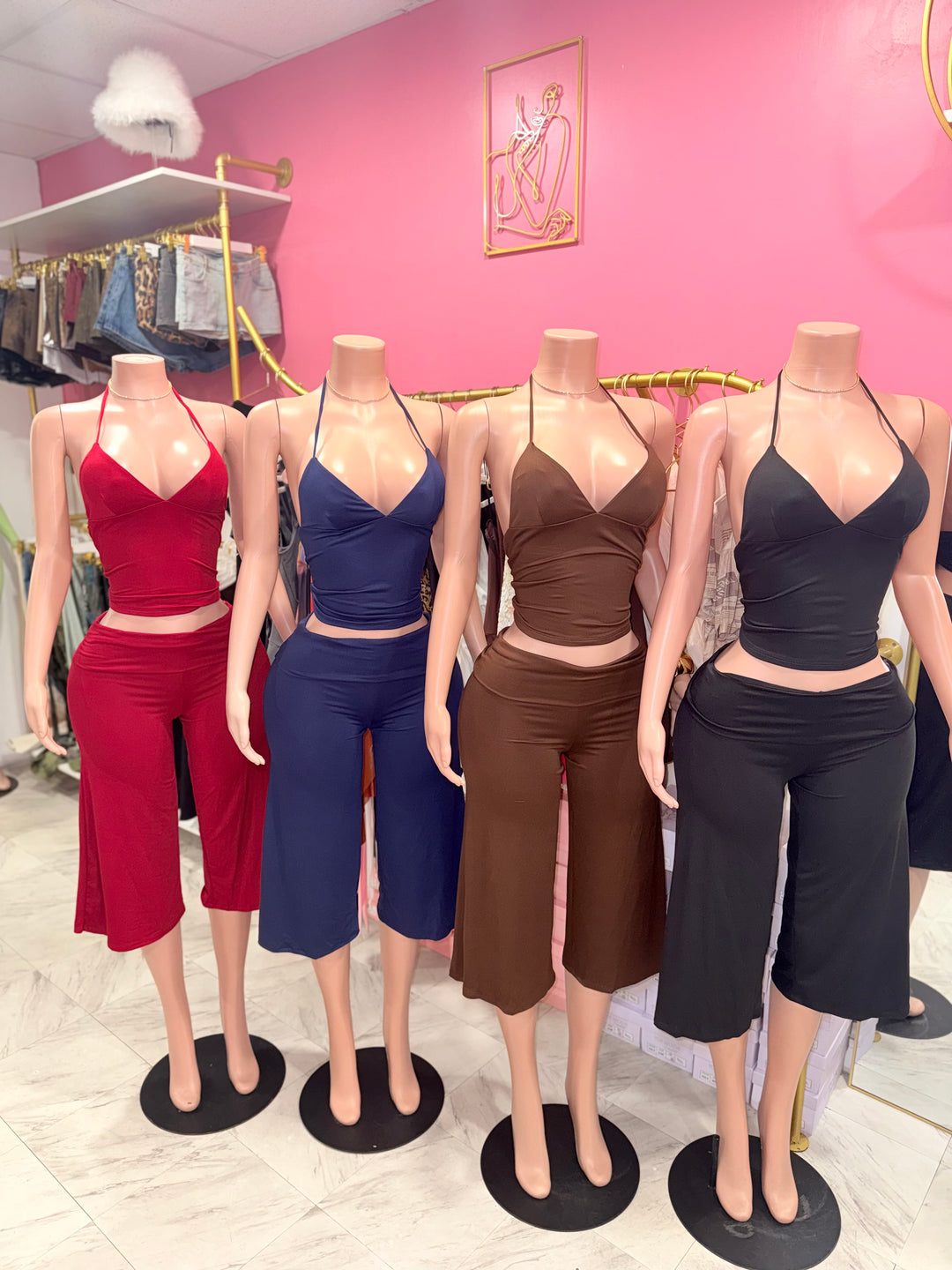 Foldover Gaucho Set