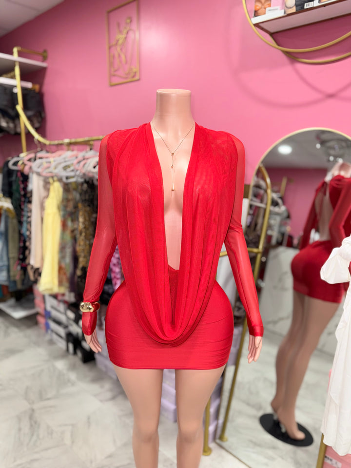 Lynn Cowl Mini Dress