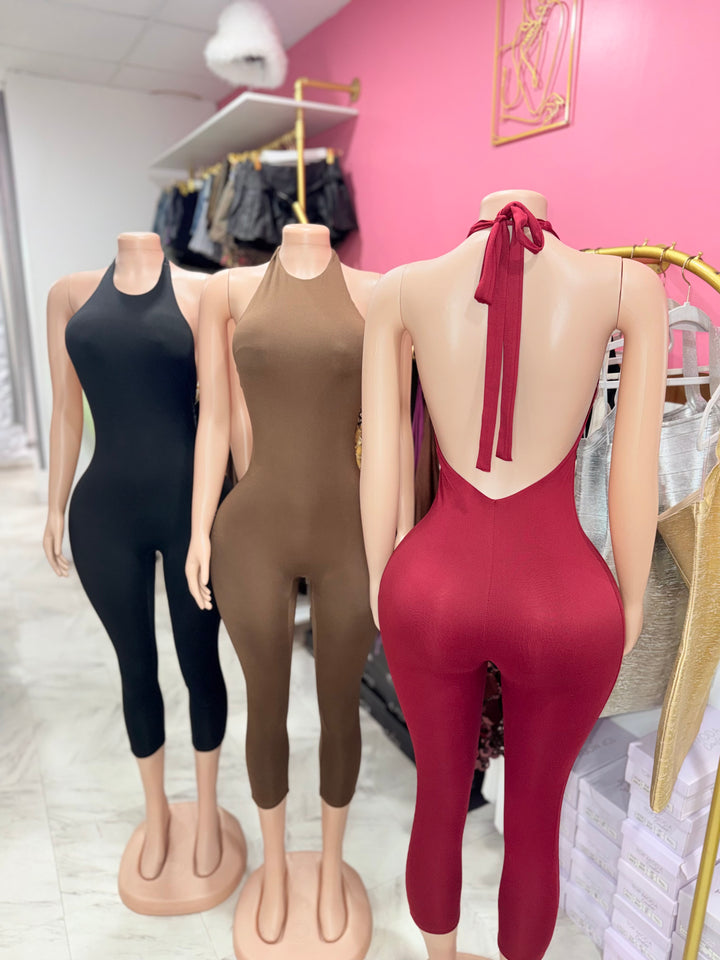 Capri Halter Jumpsuit
