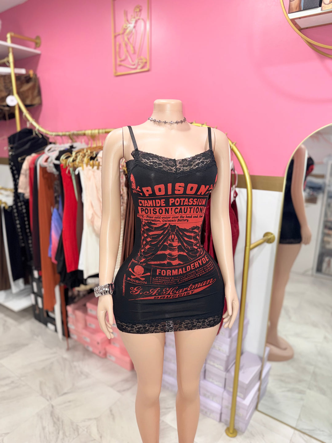 Caution! Mini Dress