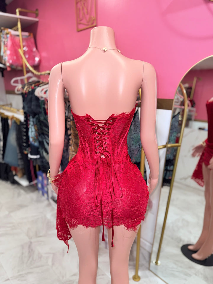 Bella Lace Corset Dress