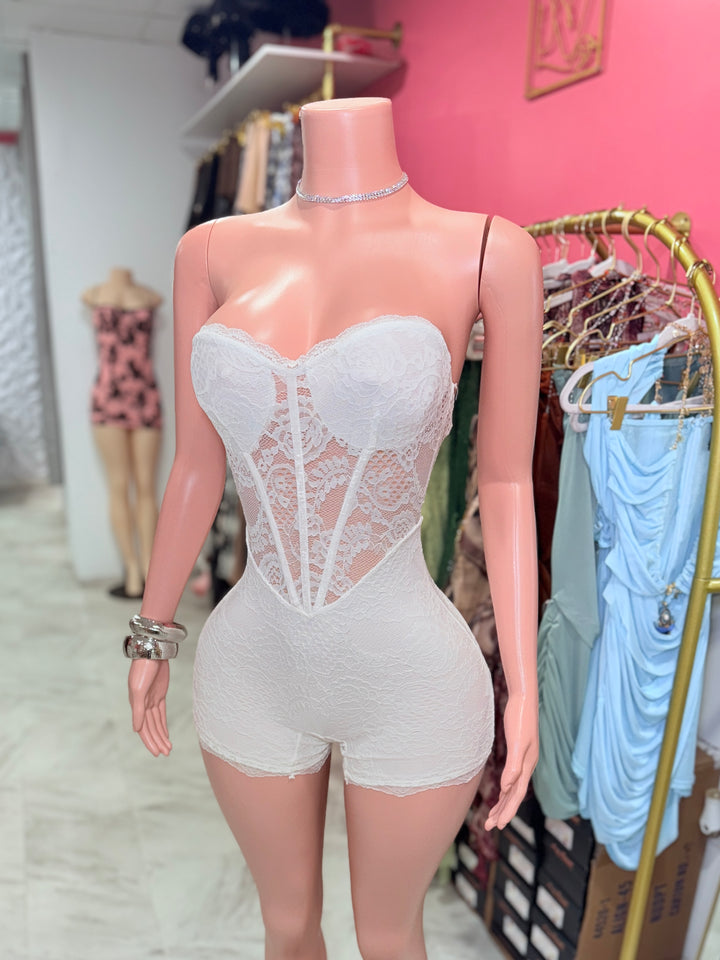Chelsie Lace Romper