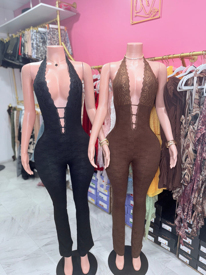 Miami Nights Halter Jumpsuit