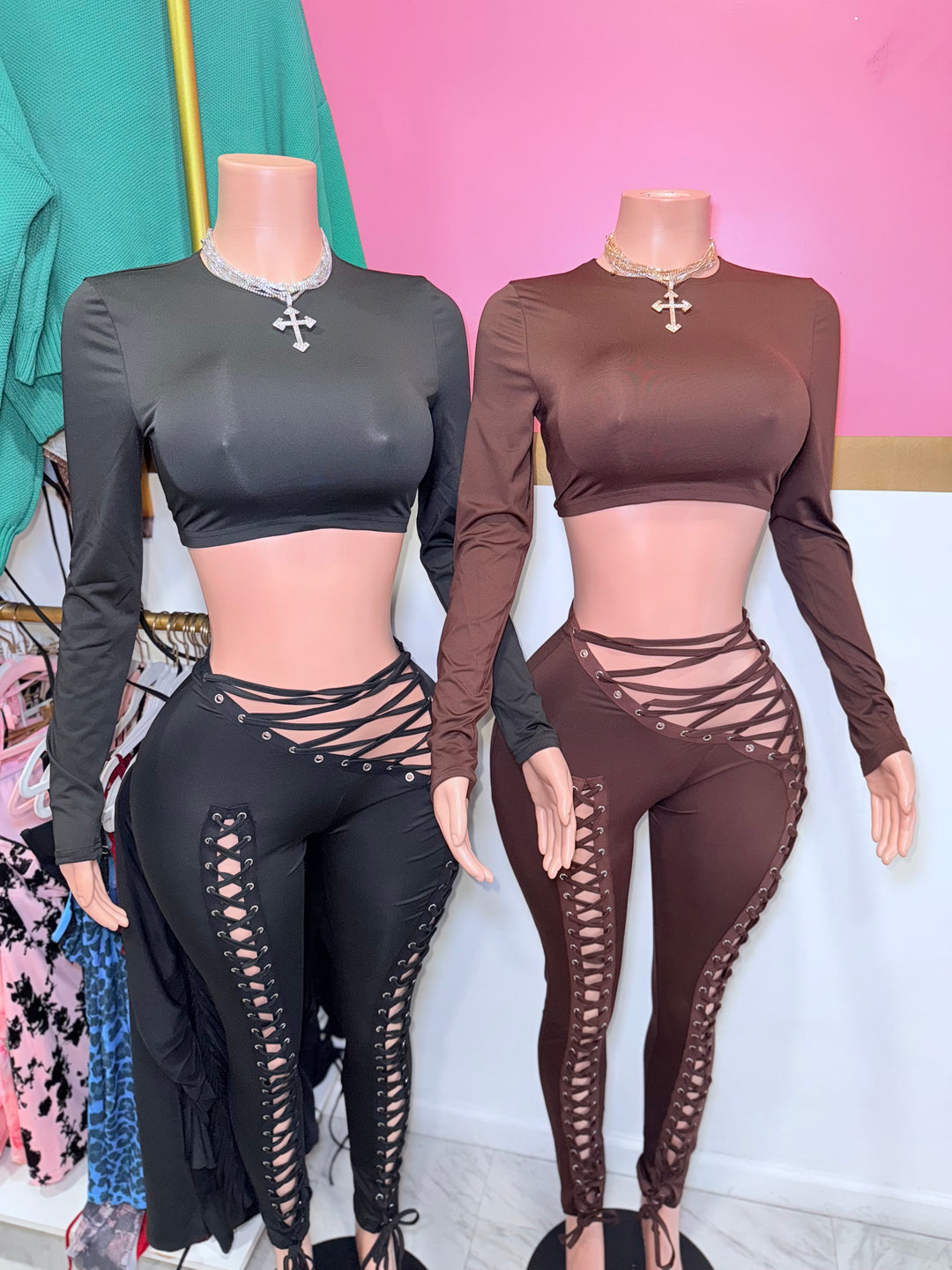 Crossover Long Sleeve Set