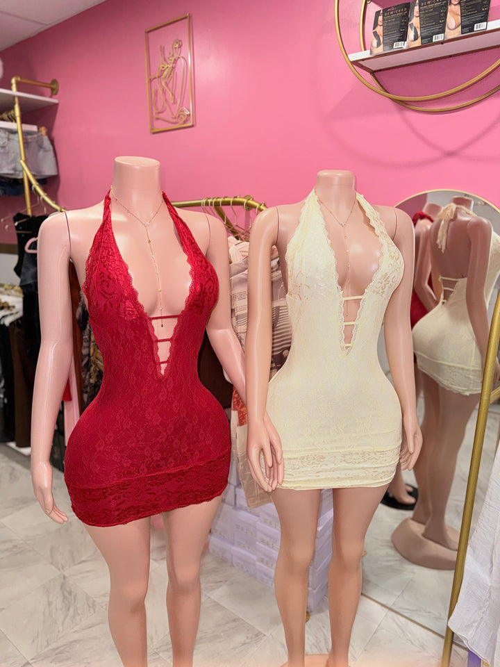 Emmy Lace Mini Dress
