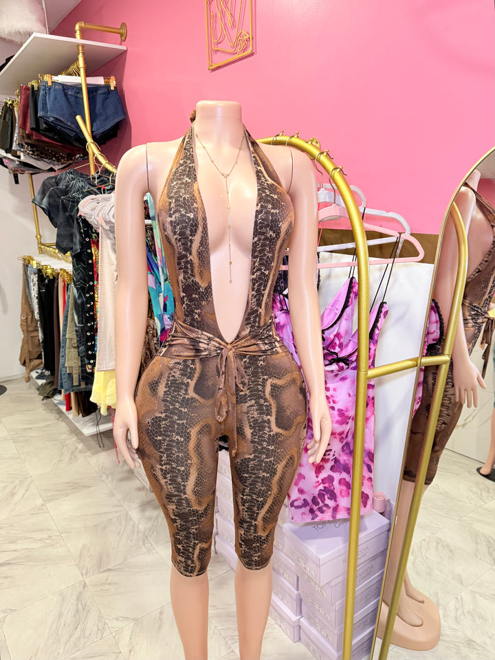 Onyx  Capri Jumpsuit