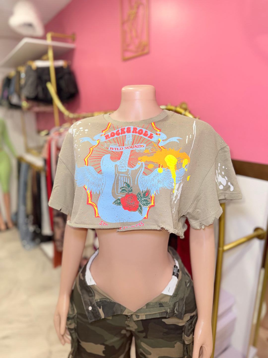 Distressed Graphic Tee