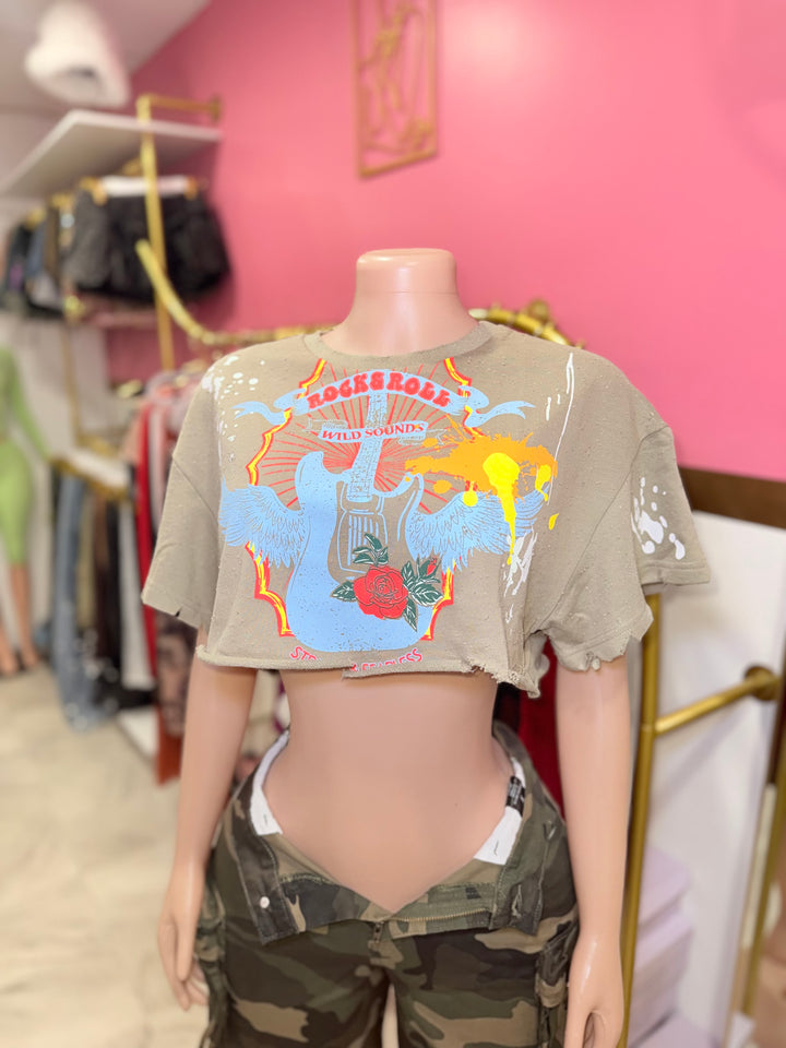 Distressed Graphic Tee