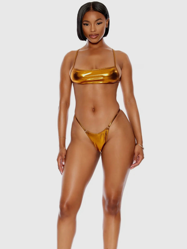 Riana Metallic Bikini