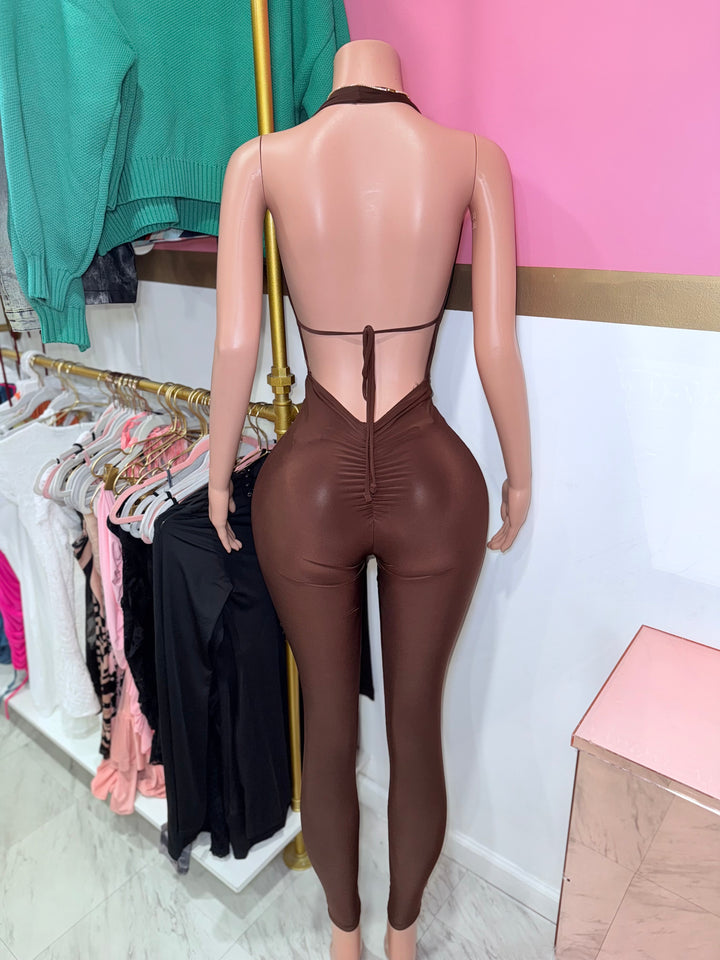 Keri Halter Neck Jumpsuit