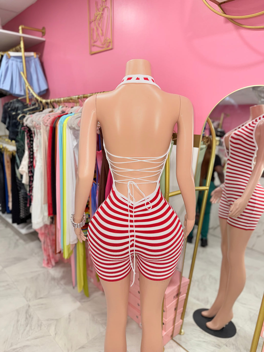 Summer Body Striped Romper