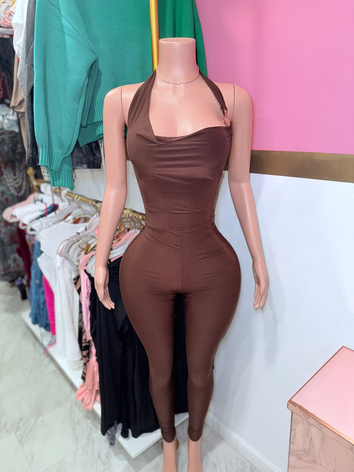 Keri Halter Neck Jumpsuit