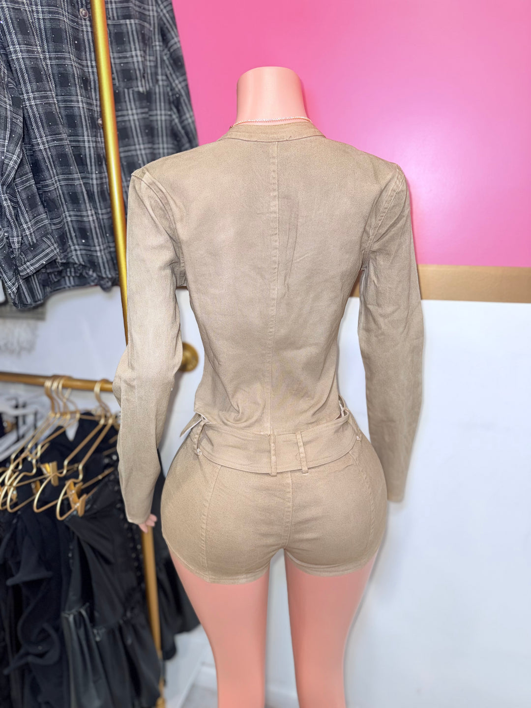 Heavy Metal Long Sleeve Set (Khaki)