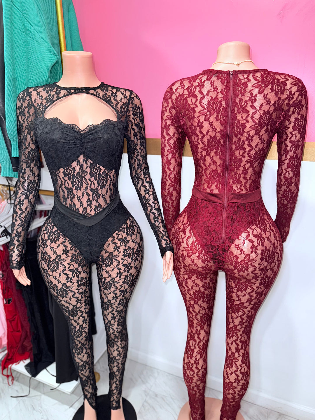 Temptation Lace Jumpsuit