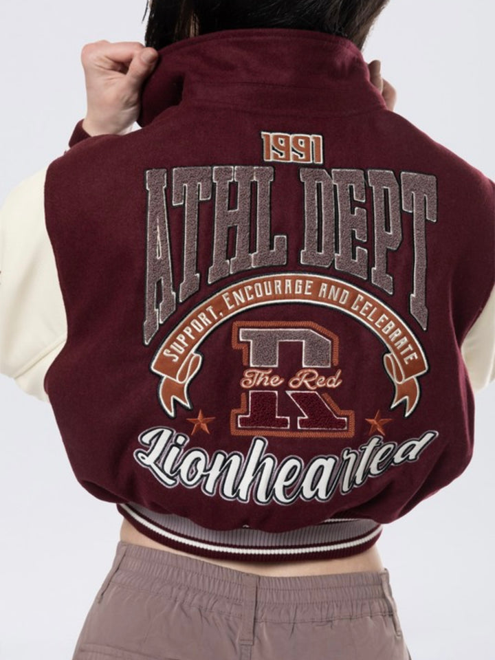 Legendary Crop Varsity Jacket