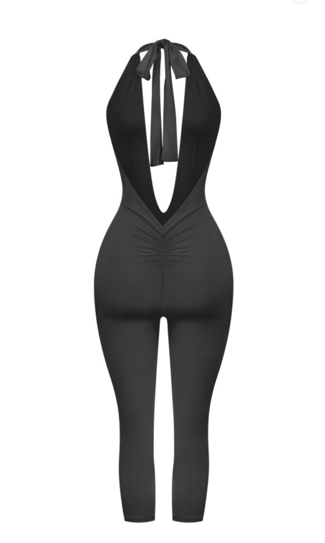 Deep V Halter Jumpsuit