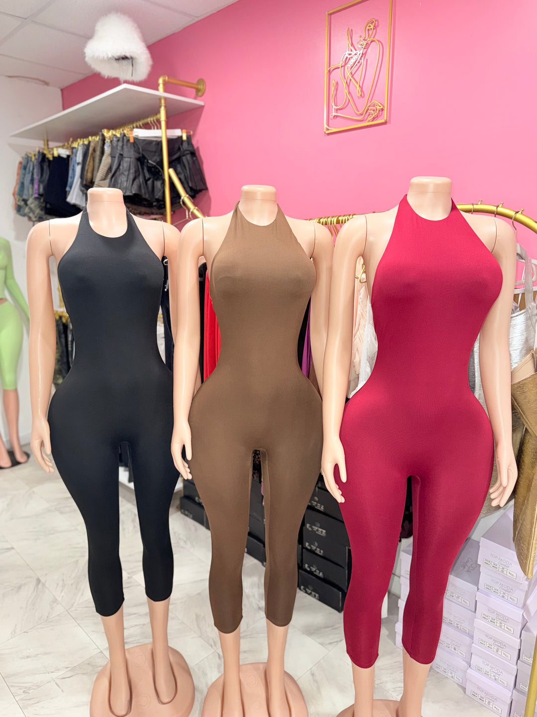 Capri Halter Jumpsuit