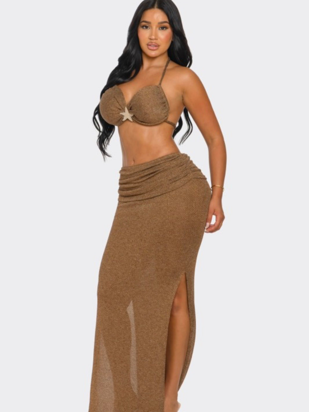 Shimmer Starfish Skirt Set