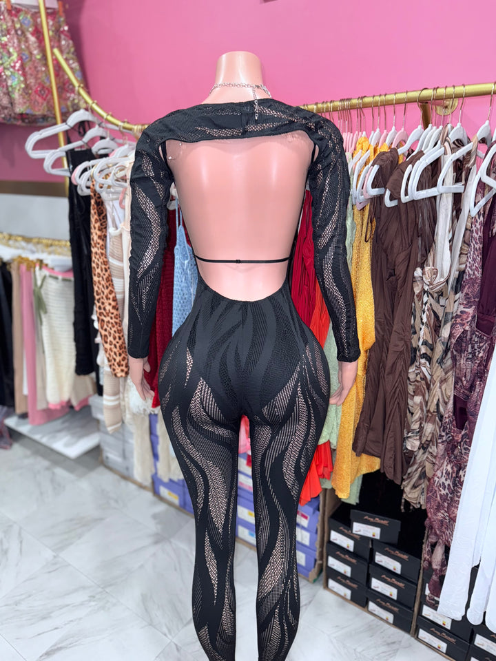 Camila Mesh Jumpsuit