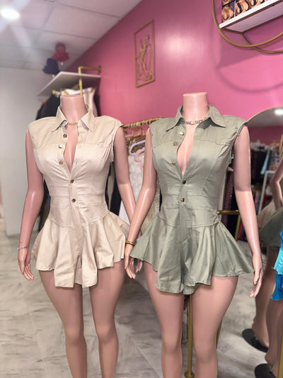 Sasha Flared Romper