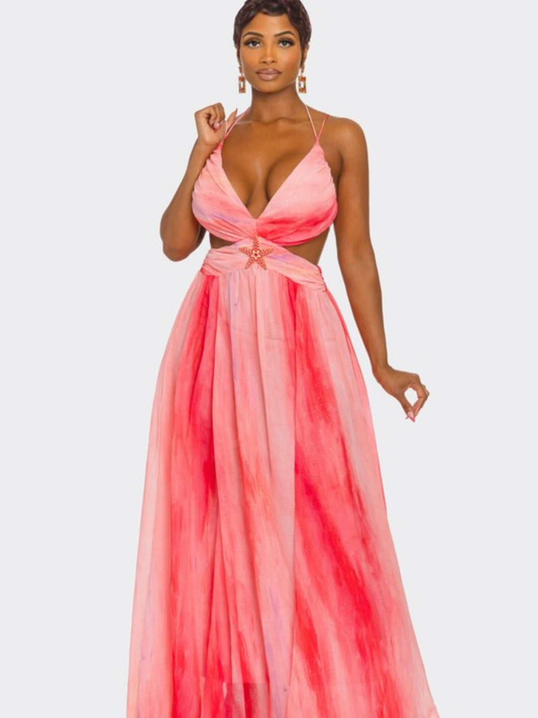Starfish Cutout Maxi Dress – Amour Apparel.Co