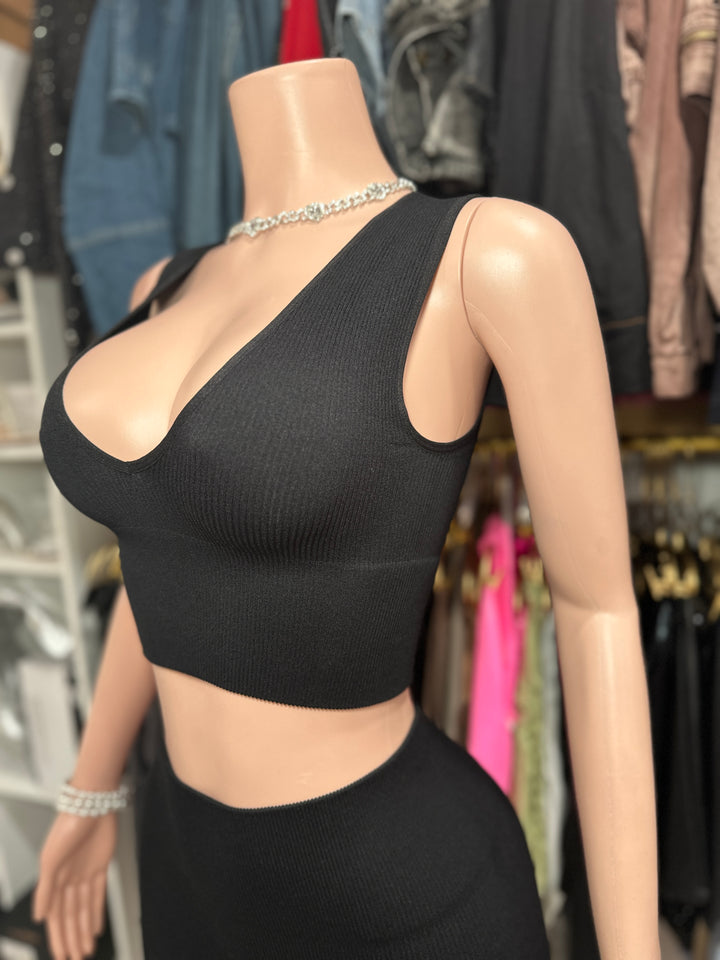 Basic Ribbed Crop Top