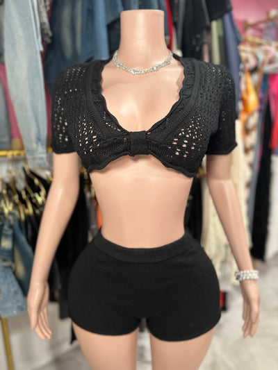 Kylie Knitted Short Set