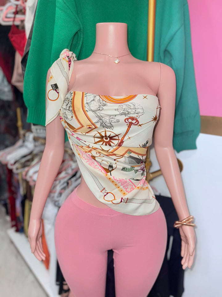 Achilles Scarf Top