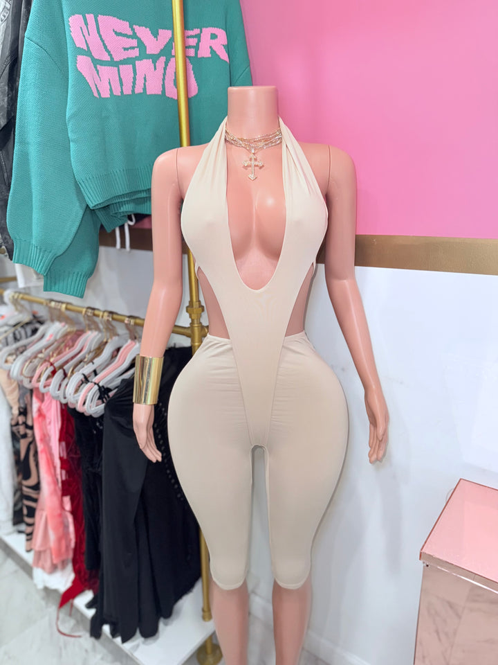 Matrix Deep V Jumpsuit