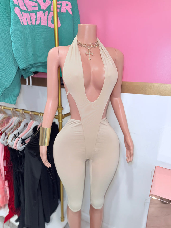 Matrix Deep V Jumpsuit