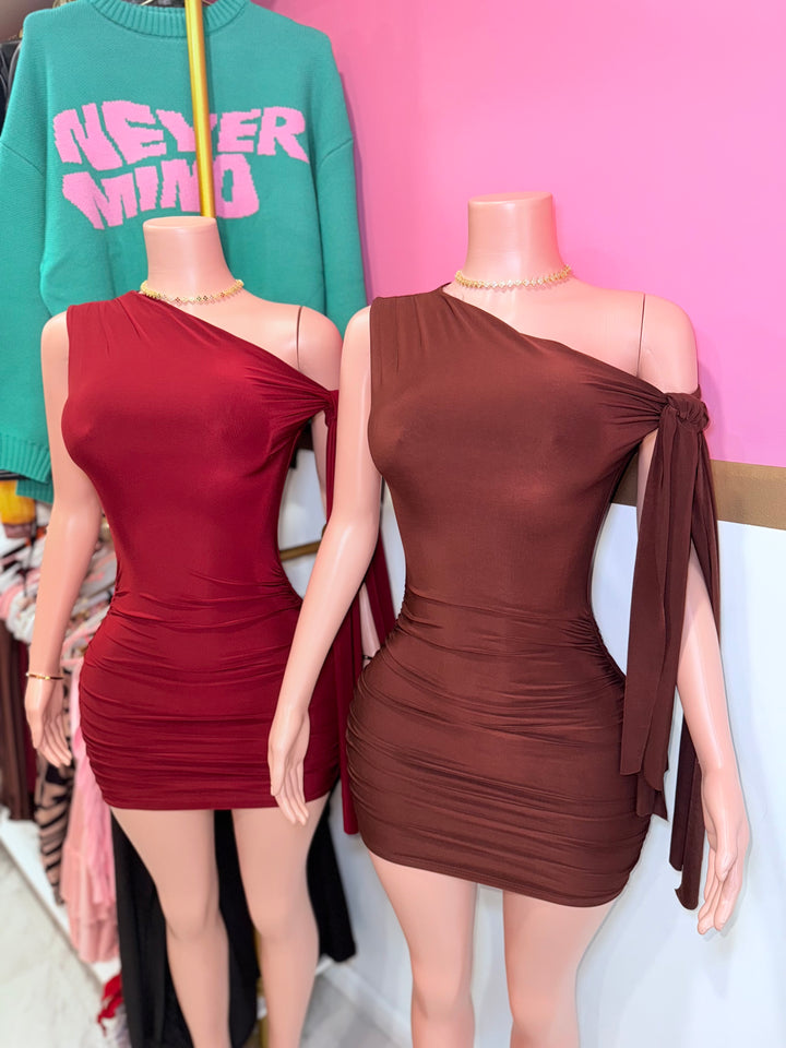 Trophy One-Shoulder Dress